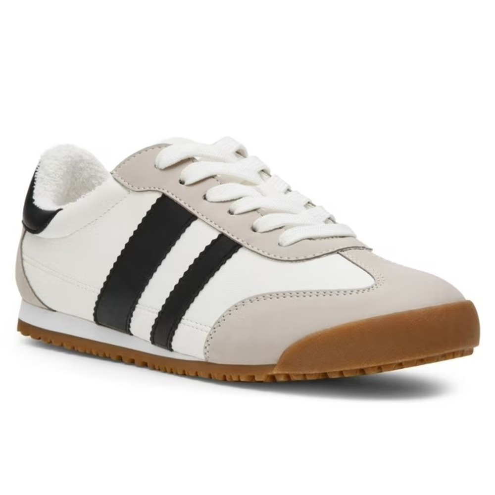 DV by Dolce Vita Women's Lace-Up Sneaker Size 9 Black Stripe